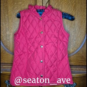 NEW Quilted Red Vest